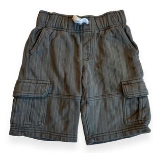 Gymboree Grey Striped Cargo Shorts